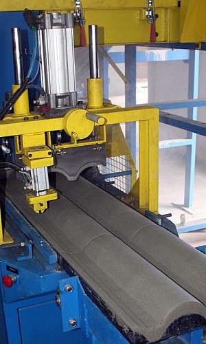 Forma para fabricar telhas de cimento Forma para fabricar telhas de cimento