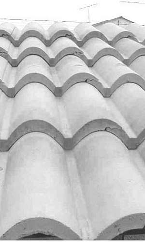 Forma para telha de cimento Forma para telha de cimento