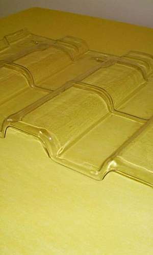 Forma para telha de concreto Forma para telha de concreto